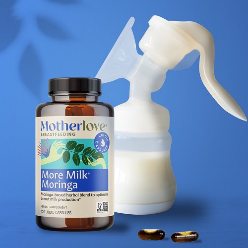 MotherLove More Milk Moringa (60 Capsules / 120 Capsules) | Made in USA | Organic
